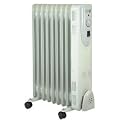 2Kw 9 Fin Oil Filled Radiator With Thermostat & 3 Heat Settings