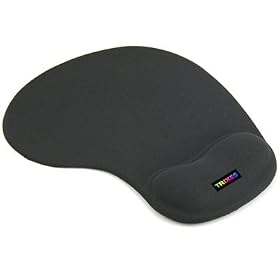 TRIXES Black Comfort Wrist Gel Rest Support Mat Mouse Mice Pad