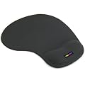 TRIXES Black Comfort Wrist Gel Rest Support Mat Mouse Mice Pad