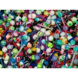 10 Flexible Acrylic Tongue Ring 14g - In Assorted Colors