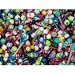 10 Flexible Acrylic Tongue Ring 14g - In Assorted Colors