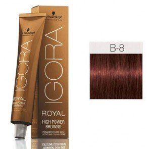 Schwarzkopf IGORA ROYAL HIGH POWER BROWNS Permanent Color Creme (B-8 Brown Red)