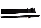 18" Black Ninja Steel Katana Knife w/Sheath - NEW