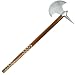 Authentic Medieval Axe with Studded Wood Handle