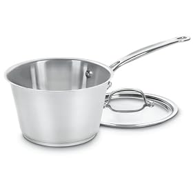 Cuisinart Chef's Classic Stainless 5 1 2 Quart Multi Purpose Pot with Glass Cover
