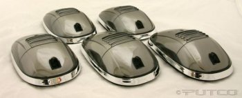 Putco Pure LED Truck Cab Roof Running Lights Light Kit - Ion Chrome