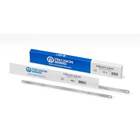 Precision Brand (19K40) 0.040" Steel Feeler Gage 1/2" x 12" Blades