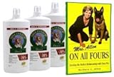 3 PACK SHED-STOP for Dogs (72 oz) with FREE BOOK