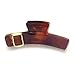Caravan Shell Claw with Gold Buckle Decorative 2-1/4
