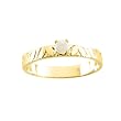 14K Yellow Gold 3 MM Opal Children's Ring