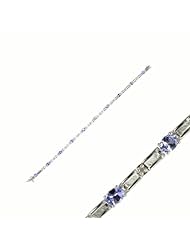 14K Exquisite Tanzanite Bracelet with Diamonds (NEW ARRIVAL)