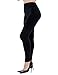 Seamless High Waist Leggings for Women Fashion Tights-Full Length & Fleece Lined 3 Pack