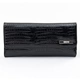 Kenneth Cole Reaction Checkbook Clutch Wallet - Black