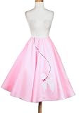 Hey Viv! Adult Sz: Pink Poodle Skirt - Swing !