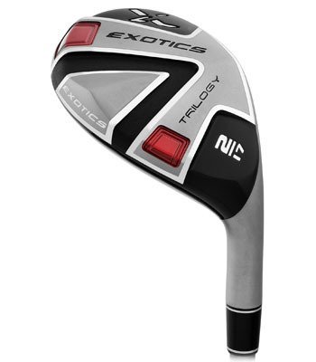 Tour Edge Men's Exotics Trilogy Hybrid #2 (Right Hand, Graphite Design Tour Ad 50/52, Senior, 17 degrees, 40.75 inches)