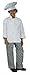 Chef Works CWBJ-WHT Kid's Chef Coat, White, Small