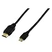 HQ - Adaptador de HDMI a mini HDMI, 2 m