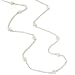 Sterling Silver 40 Diamond Accent Chain Necklace