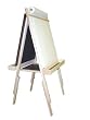 Beka Adjustable Double Sided Paper Holder Easel with Paper Cutter - Wood Trays