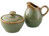 Pfaltzgraff Mint Mocha Sugar Creamer Set