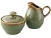 Pfaltzgraff Mint Mocha Sugar Creamer Set