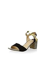 Giudecca Sandalias planas (Negro / Oro)