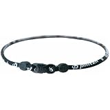 Phiten Star Necklace, Black, 22"