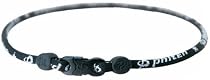 Phiten Star Necklace, Black, 22"