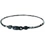 Phiten Star Necklace, Black, 22"