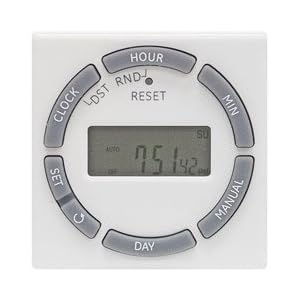 Ge 7 Day Digital Timer 1 Outlet Polarized Wht by Jasco