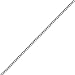 Sterling Silver Bright Cut Solid Curb Pendant Chain