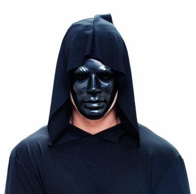 Cult Leader Black Mask for Horror Halloween Costume