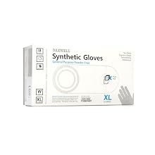 Daxwell F10001697 Synthetic PVC General Purpose Glove, Powder Free, X-Large, White (10 Boxes of 100 Gloves)