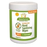 The Germinator Alcohol Free Hand Sanitizer Wipes - 175ct Canister Light Citrus Scent