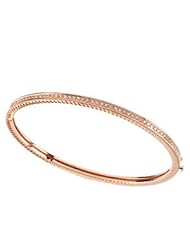 1/3 Ct Tw Stackable Diamond Bangle Bracelet by US Gems