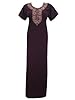 Womans Muumuu Dress Kaftan Caftan Floral Embroidered Cotton Long Kaftans Medium