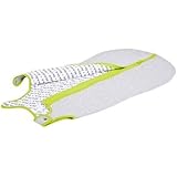 Baby Deedee Sleep Nest Lite Baby Sleeping Bag, Heather Gray Lime, Large (18-36 Months)