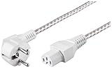 Wentronic Netzkabel abgewinkelter (Schuko auf IEC 320-C15) 2m