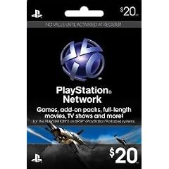 Sony Playstation Network Card - $20