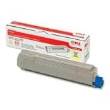 Oki 43487709 Tonerpatrone gelb f&uuml;r C8600, C8800