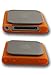 Premium Orange Soft Silicon Gel Skin Case Cover for the Apple iPod Nano 6 Gen