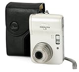 Leather Camera Case for the Canon Powershot A1000 IS, Casio Exilim EX-Z250, EX-Z300, EX-Z85, Nikon Coolpix S60, Olympus FE-20, Panasonic Lumix DMC-FX150, and Sony Cybershot DSC-T500 - Black