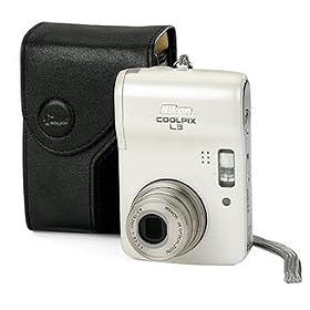 Leather Camera Case for the Canon Powershot A1000 IS, Casio Exilim EX-Z250, EX-Z300,...