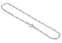 bda016-9i .925 Sterling Silver Singapore Chain Ankle Bracelet 9"