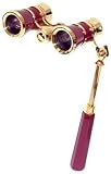 Iolanta Opera Glasses Finish: Burgundy/Golden
