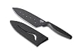 Kuhn Rikon 2835 Nonstick Santoku Knife Colori, Black