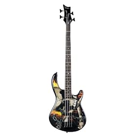 Dean Edge 10 Active PJ Bass, Skull Crusher