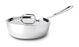All-Clad Stainless Saucier w/ Lid 3 Qt