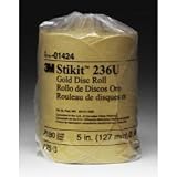 3M (MMM1424) 5 3M Stikit Gold Disc Roll - 175 Discs per Roll by 3M