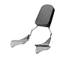 2001-2008 Honda Spirit 750 High Quality Chrome Backrest / Sissy Bar with Leather Pad Back Rest Seat Metric Cruisers Motorcycle